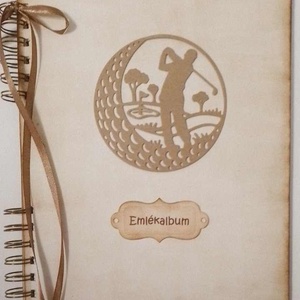 Golfozók egyedi emlékmegőrző albuma - sportrendezvény - résztvevők ajándéka - emlékírás -élménybeszámoló - egyedi album2, Otthon & Életmód, Papír, írószer, Album & Fotóalbum, Papírművészet, MESKA