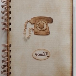 Telefonkedvelőknek - Az én munkám,  terveim - emlékmegőrző album - születésnapra - nyugdíjasbúcsúztatóra - örök emlék, Otthon & Életmód, Papír írószer, Album & Fotóalbum, Papírművészet, MESKA