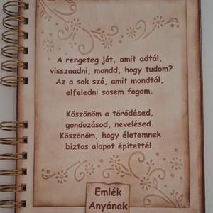 Szülőköszöntő album - hálaalbum - köszönetalbum - emlékalbum - esküvő - anya-apaajándék -  emlékajövőnek - egyedi termék - Meska.hu