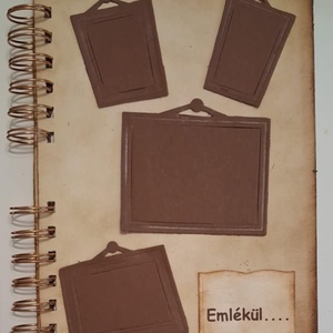 Új mintával készült album - emlékek - élmények - emlékmegőrzés - jegyzetek - tervek 38 - otthon & életmód - papír, írószer - album & fotóalbum - Meska.hu