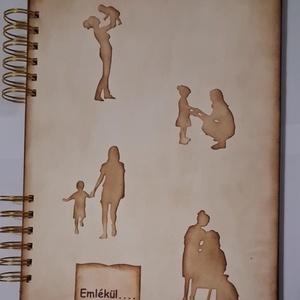 Családi emlékkönyv - emlékmegőrző album - az én anyukám - emlék a jövőnek - jelen pillanatai  -családi ünnepek ajándéka, Otthon & Életmód, Papír, írószer, Album & Fotóalbum, Papírművészet, MESKA