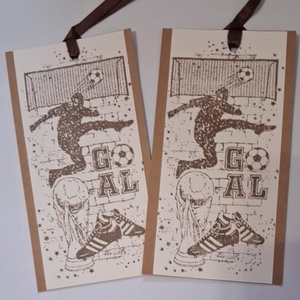 Könyvjelző - emléklap - focikedvelőknek - focistáknak - edzésekre - csoportajándék - örök emlék - emlékmegőrzés-egyedi, Otthon & Életmód, Papír, írószer, Ajándékozás kellékei, Ajándékkísérő, Papírművészet, MESKA