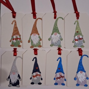 Manókedvelőknek - Karácsonyi ajándékkísérő - egyedi ajándékkártya - csoportajándék - téli ünnepek - hátoldala írható , Karácsony, Karácsonyi ajándékozás, Karácsonyi képeslap, üdvözlőlap, ajándékkísérő, Papírművészet, MESKA