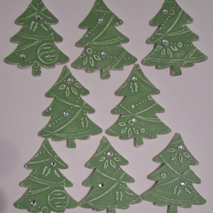 Tintázással készült fenyőfa hűtőmágnes - mézivel, szívvel díszítve - csoportajándék - örök emlék - egyedi termék    - karácsony - karácsonyi ajándékozás - karácsonyi képeslap, üdvözlőlap, ajándékkísérő - Meska.hu