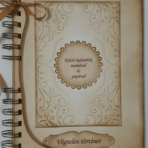 Virág helyett anyának - Emlékmegőrző - Végtelen történet - album  - gyermekkortól felnőttkorig -  emlékek és élmények, Otthon & Életmód, Papír, írószer, Album & Fotóalbum, Papírművészet, MESKA