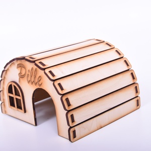 Gravírozott egér, hörcsögház - Meska.hu