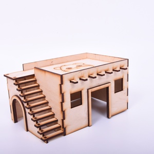 Gravírozott rágcsáló ház - Meska.hu