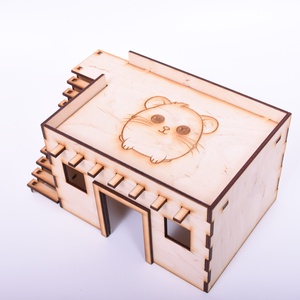 Gravírozott rágcsáló ház - otthon & életmód - kisállatoknak - más házikedvenceknek - Meska.hu