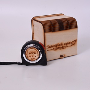 Egyedi gravírozott mérőszalag-Apának dobozban - Meska.hu