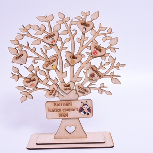 Ballagási ajándék pedagógusoknak, Életfa tábla - otthon & életmód - dekoráció - asztal és polc dekoráció - gravírozott táblák - Meska.hu