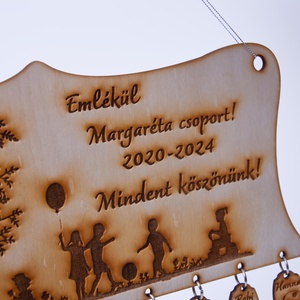 Gravírozott ovis csoport tabló bilétával - otthon & életmód - dekoráció - fali és függő dekoráció - falra akasztható dekor - Meska.hu