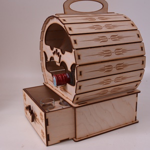 Gravírozott Hordó Italtartó Ajándékszett - otthon & életmód - konyhafelszerelés, tálalás - italos kellékek - italtartó - Meska.hu