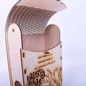 Gravírozott szülőköszöntő italtartó - esküvő - emlék & ajándék - szülőköszöntő ajándék - Meska.hu