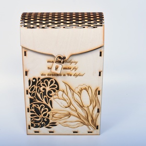 Gravírozott szülőköszöntő italtartó - esküvő - emlék & ajándék - szülőköszöntő ajándék - Meska.hu