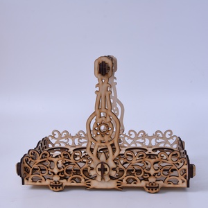 Gravírozott húsvéti kosár, Ünnepi díszek, dekorációk, Húsvéti díszek és dekorációk, Húsvéti asztaldíszek, Gravírozás, pirográfia, MESKA