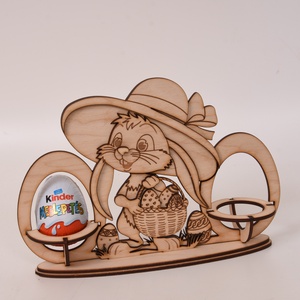 Gravírozott húsvéti nyuszis tojástartó - ünnepi díszek, dekorációk - húsvéti díszek és dekorációk - húsvéti asztaldíszek - Meska.hu