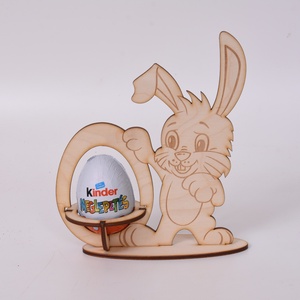 Gravírozott húsvéti nyuszis tojástartó, Ünnepi díszek, dekorációk, Húsvéti díszek és dekorációk, Húsvéti asztaldíszek, Gravírozás, pirográfia, MESKA