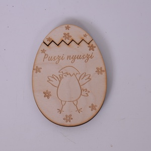 Húsvéti pénzátadó tojás névvel gravírozva - ünnepi díszek, dekorációk - húsvéti díszek és dekorációk - húsvéti pénzátadó - Meska.hu