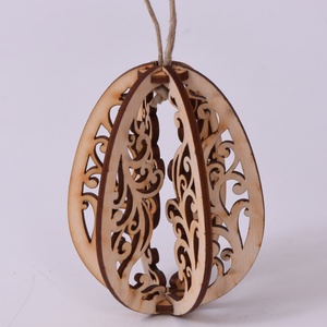 Gravírozott húsvéti 3D tojás, Ünnepi díszek, dekorációk, Húsvéti díszek és dekorációk, Húsvéti tojás, hímestojás, Gravírozás, pirográfia, MESKA