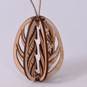 Gravírozott húsvéti 3D tojás - ünnepi díszek, dekorációk - húsvéti díszek és dekorációk - húsvéti tojás, hímestojás - Meska.hu