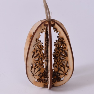 Gravírozott húsvéti 3D tojás - ünnepi díszek, dekorációk - húsvéti díszek és dekorációk - húsvéti tojás, hímestojás - Meska.hu