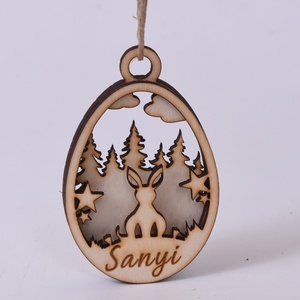 Gravírozott húsvéti tojás névvel, Ünnepi díszek, dekorációk, Húsvéti díszek és dekorációk, Húsvéti tojás, hímestojás, Gravírozás, pirográfia, MESKA