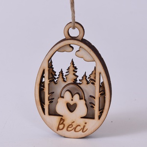 Gravírozott húsvéti tojás névvel - ünnepi díszek, dekorációk - húsvéti díszek és dekorációk - húsvéti tojás, hímestojás - Meska.hu