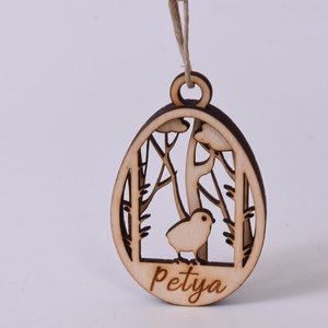 Gravírozott húsvéti tojás névvel - ünnepi díszek, dekorációk - húsvéti díszek és dekorációk - húsvéti tojás, hímestojás - Meska.hu