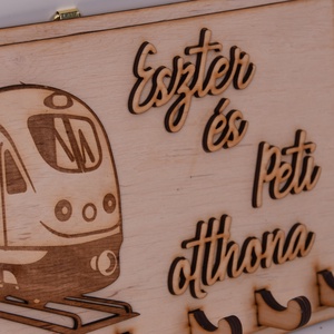 Gravírozott fali kulcstartó � névvel - táska & tok - kulcstartó & táskadísz - kulcstartó - Meska.hu