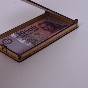 Gravírozott pénzátadó doboz-Esküvőre - esküvő - emlék & ajándék - nászajándék - esküvői pénzátadó doboz - Meska.hu