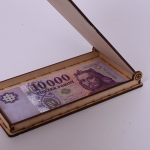 Gravírozott pénzátadó doboz-Esküvőre, Esküvő, Emlék & Ajándék, Nászajándék, Esküvői pénzátadó doboz, Gravírozás, pirográfia, MESKA