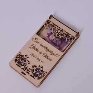 Gravírozott pénzátadó doboz-Esküvőre - esküvő - emlék & ajándék - nászajándék - esküvői pénzátadó doboz - Meska.hu