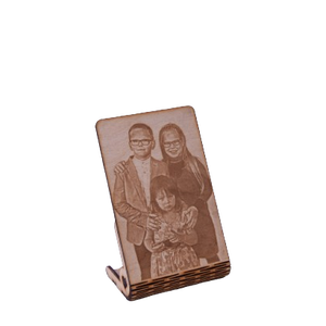 Gravírozott fotó hajlított lábbal - otthon & életmód - dekoráció - kép & falikép - fából készült kép - Meska.hu