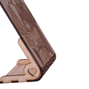 Gravírozott fotó hajlított lábbal - otthon & életmód - dekoráció - kép & falikép - fából készült kép - Meska.hu