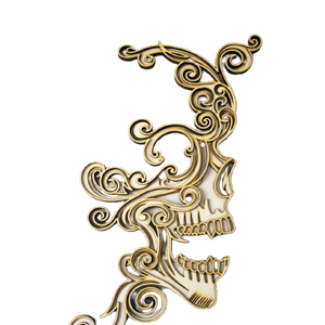 Lézer Vágott Koponya - otthon & életmód - dekoráció - halloween - halloweeni dekoráció - Meska.hu