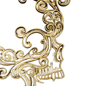 Lézer Vágott Koponya - otthon & életmód - dekoráció - halloween - halloweeni dekoráció - Meska.hu