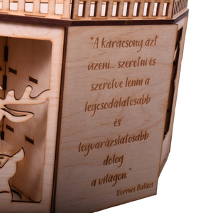 Gravírozott Adventi kalendárium � szánkós - karácsony - adventi díszek - adventi naptár - Meska.hu