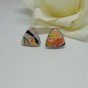 Cirmos mintás bedugós fülbevaló , Ékszer, Fülbevaló, Klipsz, Ékszerkészítés, MESKA