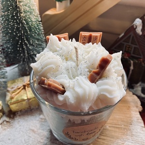 Vaníliás kávé illatgyertya - otthon & életmód - gyertya, illat, aroma - gyertya - Meska.hu