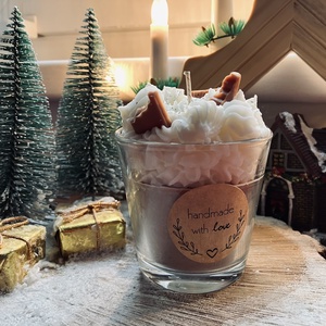 Vaníliás kávé illatgyertya, Otthon & Életmód, Gyertya, illat, aroma, Gyertya, Gyertya-, mécseskészítés, MESKA