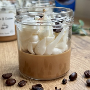 Vanilla and Coffee - kézműves szójagyertya - otthon & életmód - gyertya, illat, aroma - gyertya - Meska.hu