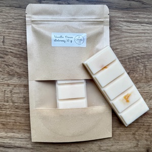 Vanilla Cream - kézműves illatviasz, Otthon & Életmód, Gyertya, illat, aroma, Illatviasz, Gyertya-, mécseskészítés, MESKA