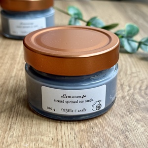 Lemonsage - kézműves szójagyertya - otthon & életmód - gyertya, illat, aroma - gyertya - Meska.hu
