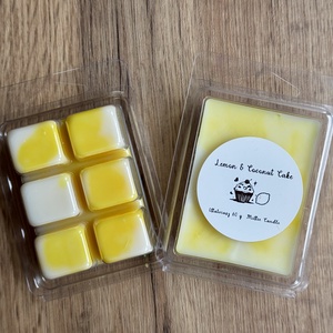 Lemon and Coconut Cake - kézműves illatviasz, Otthon & Életmód, Gyertya, illat, aroma, Illatviasz, Gyertya-, mécseskészítés, MESKA