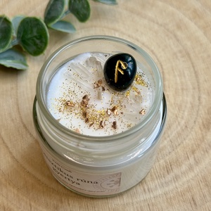 Misztikus rúna gyertya - otthon & életmód - gyertya, illat, aroma - gyertya - Meska.hu