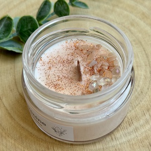 Sacred Feminine ásványgyertya - otthon & életmód - gyertya, illat, aroma - gyertya - Meska.hu