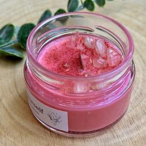 Embrace Yourself ásványgyertya - otthon & életmód - gyertya, illat, aroma - gyertya - Meska.hu