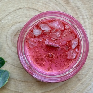 Embrace Yourself ásványgyertya - otthon & életmód - gyertya, illat, aroma - gyertya - Meska.hu