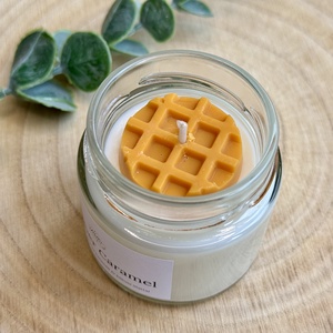 Amber Caramel gyertya - otthon & életmód - gyertya, illat, aroma - gyertya - Meska.hu