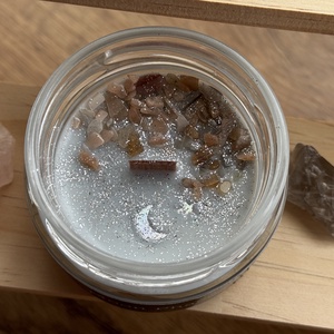 Moon Phases ásványgyertya - otthon & életmód - gyertya, illat, aroma - gyertya - Meska.hu